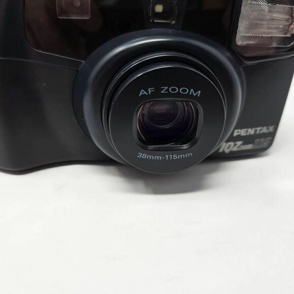 PENTAX IQ ZOOM 115M 35MM POINT & SHOOT FILM CAMERA W/ 90'S CASE NEW BATTERY - Picture 4 of 11